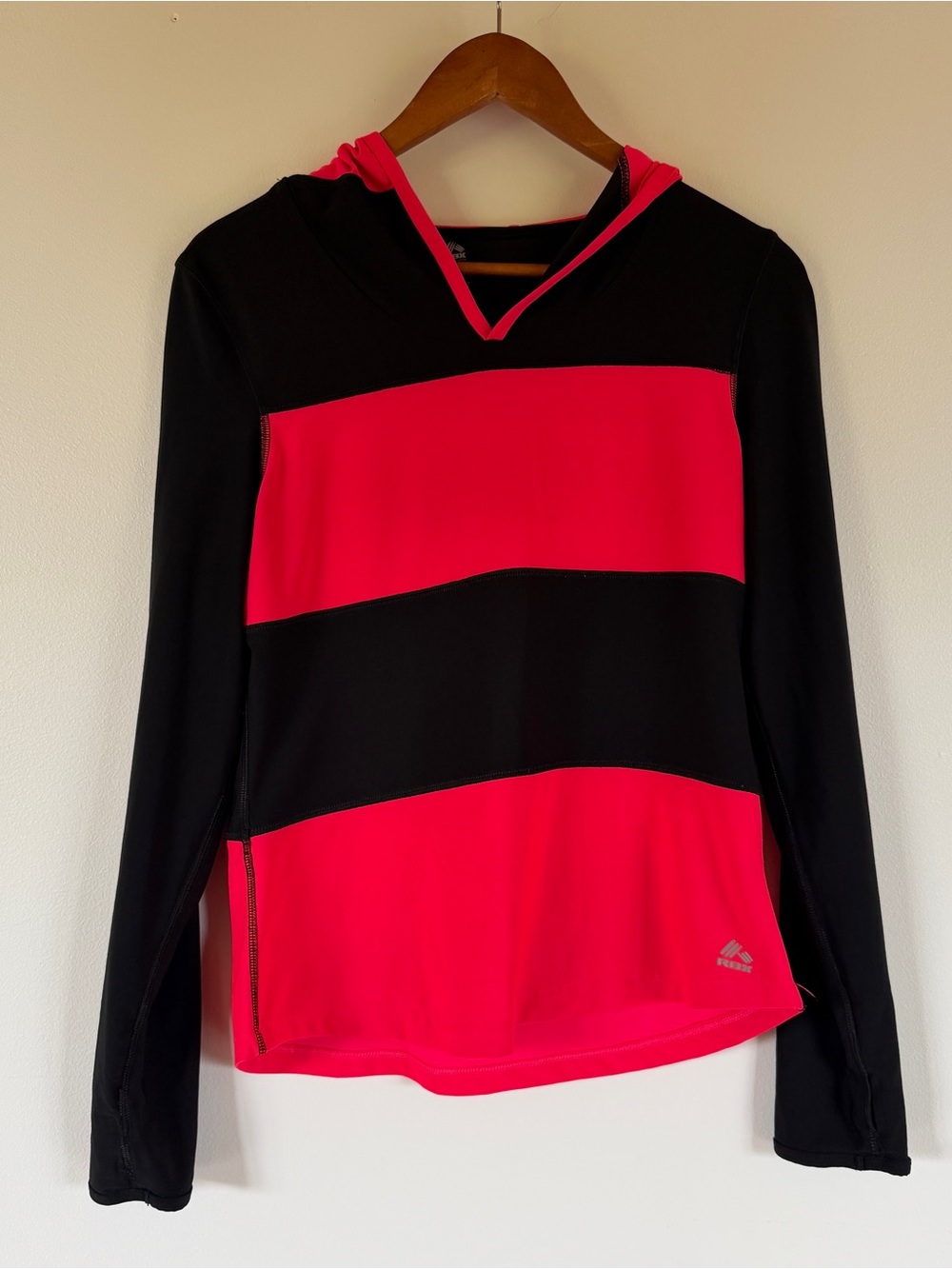 RBX Women's Hot Pink Black
Active Hoodie Athletic Top Size M